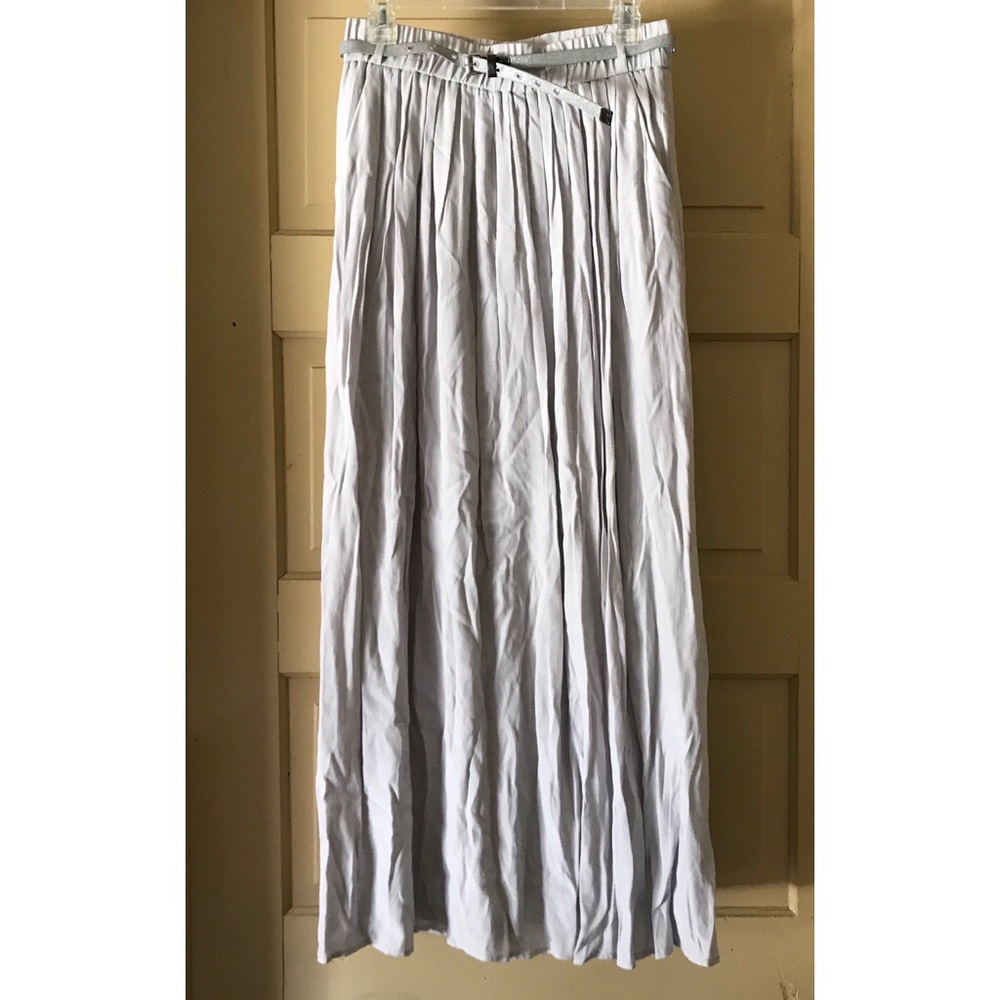 NWOT Joan Vass New York Pleaded Maxi Skirt - S